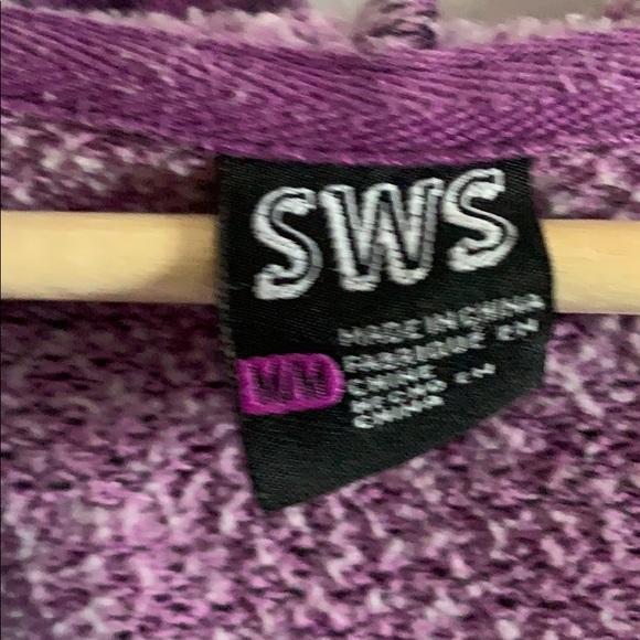 Purple Zip Sweater - Picture 3 of 3